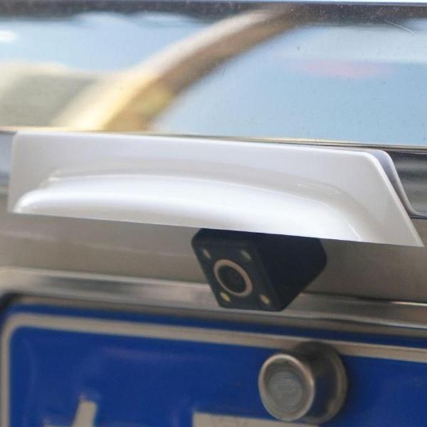 車用バックカメラ レインシェードカバー 保護 交換用バイザープロテクター ホワイト