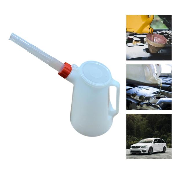 オイル計量ジャグ キャップ付き 頑丈 ポータブル スケール付き 計量オイルジャグ 12L