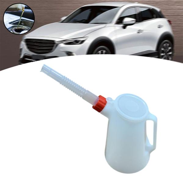 オイル計量ジャグ キャップ付き 頑丈 ポータブル スケール付き 計量オイルジャグ 12L