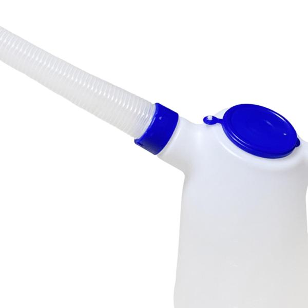 オイル計量カップ キャップ付き 効率的なディスペンス ポータブル ロング注ぎ口 3L