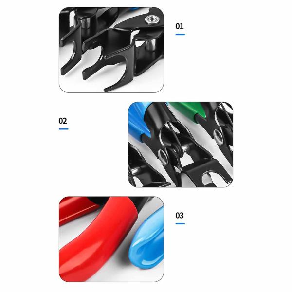 3x 車用水・燃料パイプラインクランププライヤー オートホースセパレーターツール ゴムグリップ 多機能修理ツール トラック・自動車用