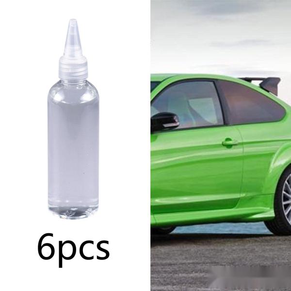 6本入りスモーク液溶液 テスターツール 自動車用スモークマシンテスト吸排気蒸発器用液体