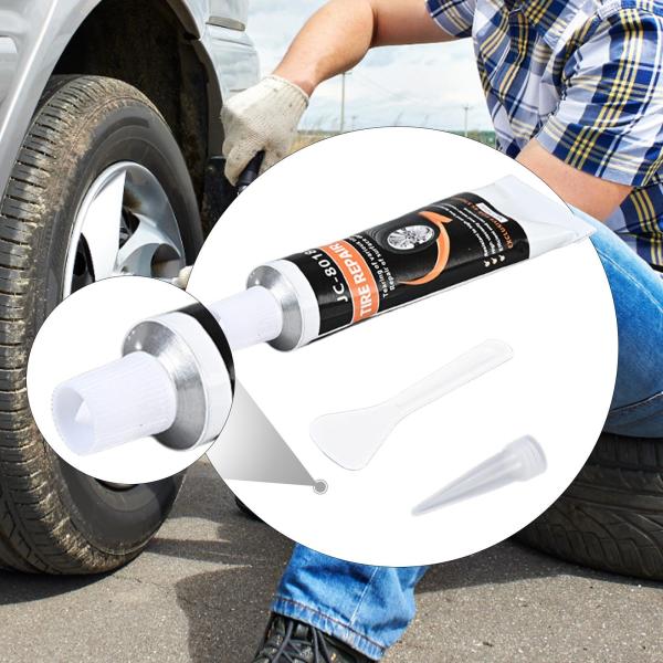 タイヤ修理用接着剤 カーケア 自動車用防水シーリング タイヤ接着剤 シーラント 接着剤 30ml