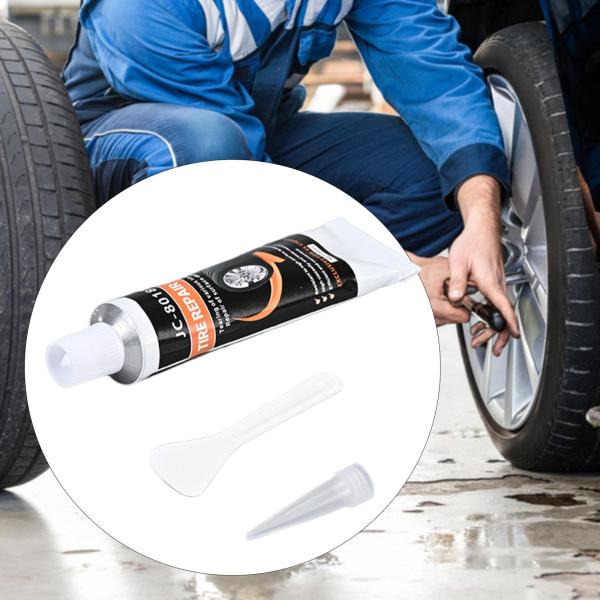 タイヤ修理用接着剤 カーケア 自動車用 防水シーリング タイヤ接着剤 シーラント 接着剤 50ml