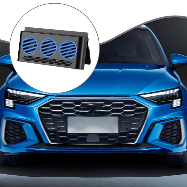 車載ファン ウィンドウベント 軽量 車用冷却ファン 高速道路車両 RV用 ブラック