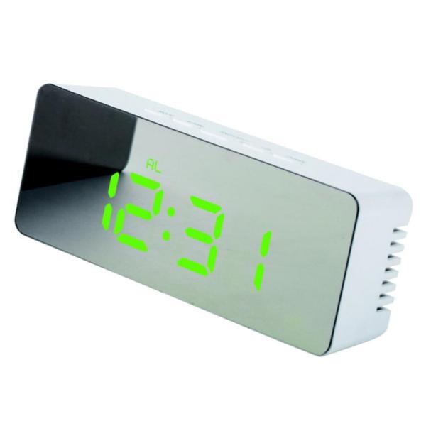 デジタル 目覚まし時計 置き時計 長方形 卓上 アラーム テーブル 鏡面 温度表示 全６色｜stk-shop｜04