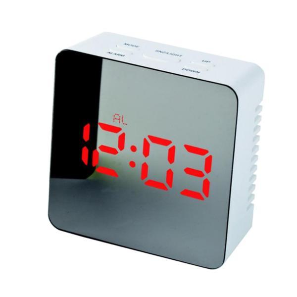 デジタル 目覚まし時計 置き時計 長方形 卓上 アラーム テーブル 鏡面 温度表示 全６色｜stk-shop｜07
