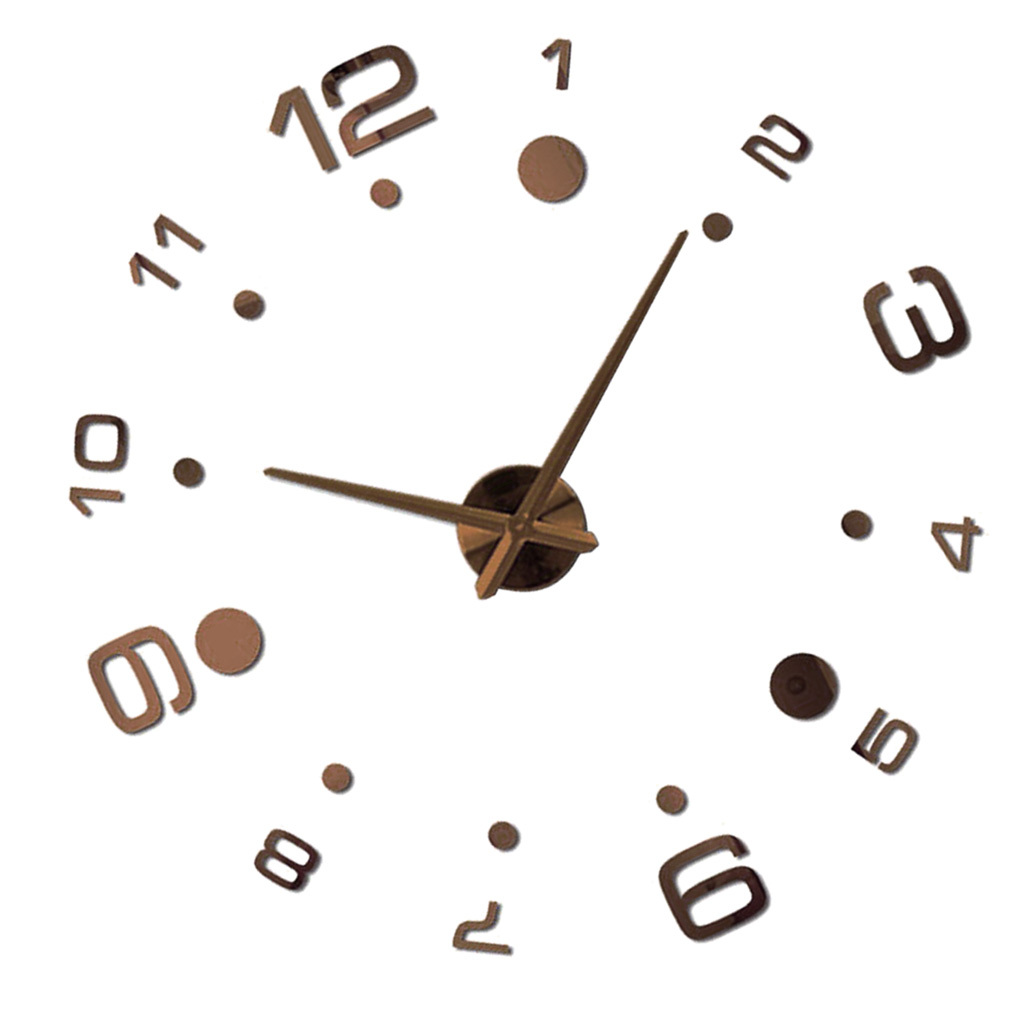 現代の大規模な3D壁時計番号文字DIYミラーステッカー時計オフィス家の装飾ギフト｜stk-shop｜06