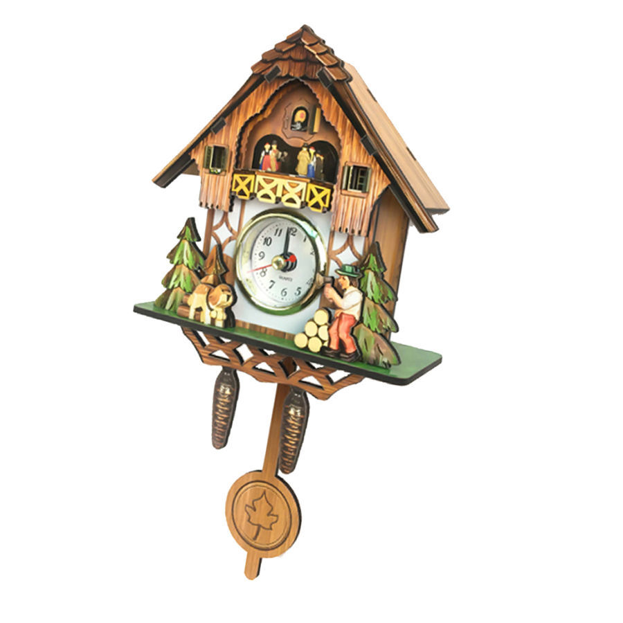 鳩時計 時計 ヴィンテージ 木製 時計 家 装飾 優秀 ギフト 耐久性 多種選べる｜stk-shop｜02