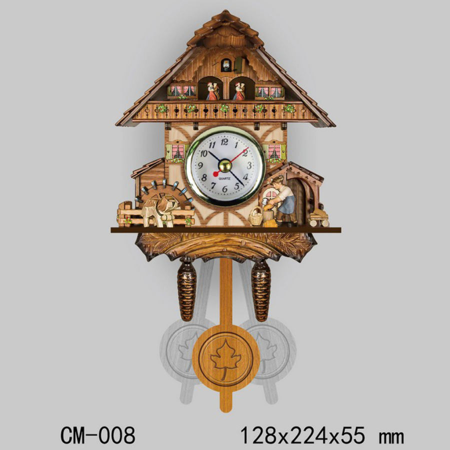 鳩時計 時計 ヴィンテージ 木製 時計 家 装飾 優秀 ギフト 耐久性 多種選べる｜stk-shop｜09
