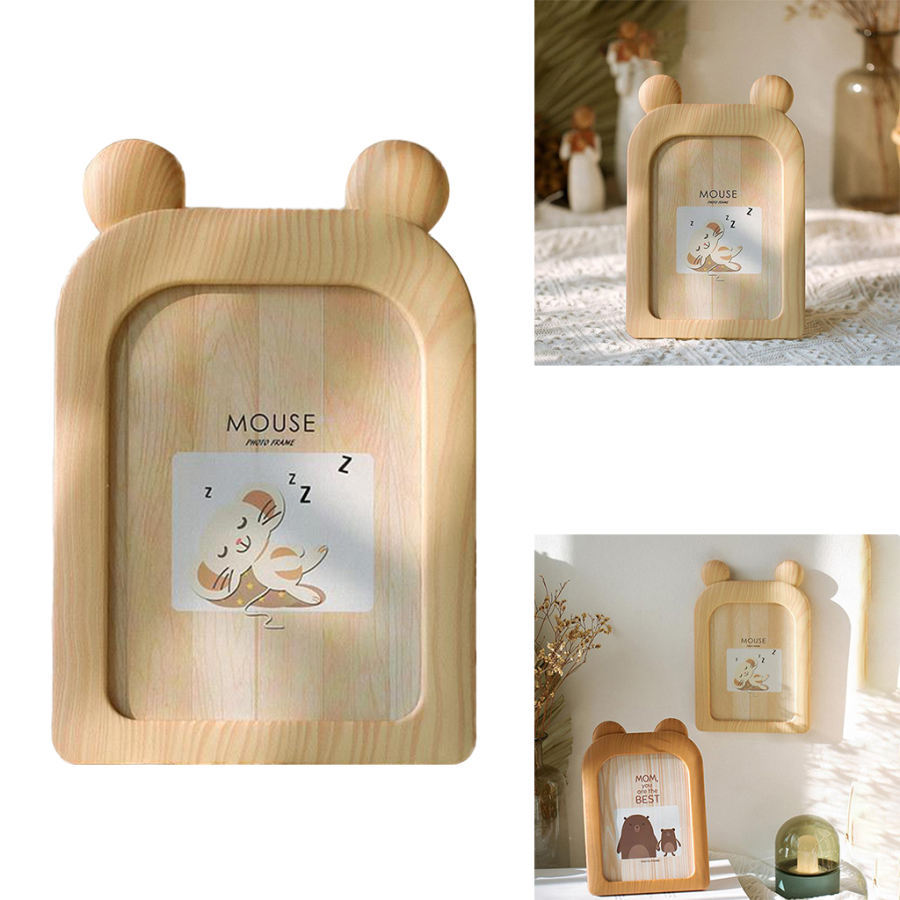 品質レトロ木製ヴィンテージ写真フレーム表示ベビールームホームパターンポスター｜stk-shop｜05