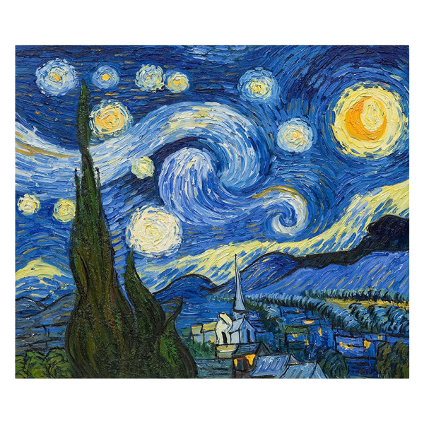 ゴッホ星月夜5Dダイヤモンドペインティングキットクラフトクロス