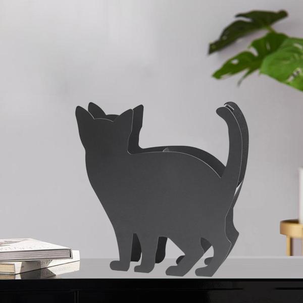 金属製の蚊取り線香、装飾的な防錆安全蚊取り線香コイルバーナーバーニングスタンド猫型の装飾品の彫刻｜stk-shop｜02
