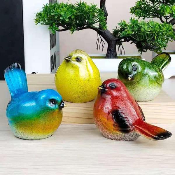 鳥の像モダンなミニマリスト樹脂屋外置物テーブルリビングルーム寝室彫刻写真小道具ポーチフラワーベッドガーデン廊下庭の装飾