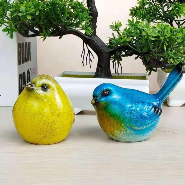 鳥の像モダンなミニマリスト樹脂屋外置物テーブルリビングルーム寝室彫刻写真小道具ポーチフラワーベッドガーデン廊下庭の装飾