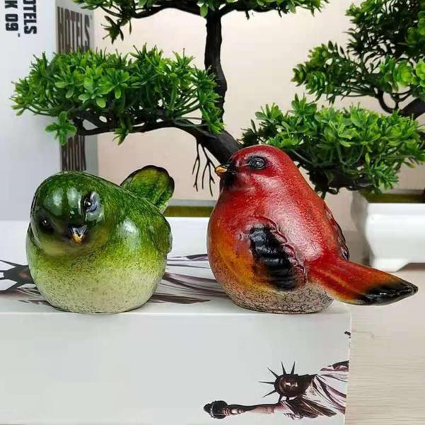 鳥の像モダンなミニマリスト樹脂屋外置物テーブルリビングルーム寝室彫刻写真小道具ポーチフラワーベッドガーデン廊下庭の装飾