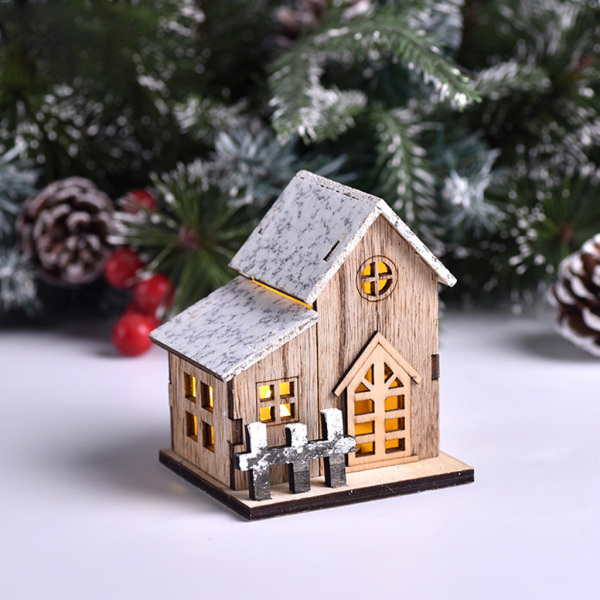 クリスマスハウス 置物 Chritsmas置物 光る 間接照明 高級 装飾 自立型