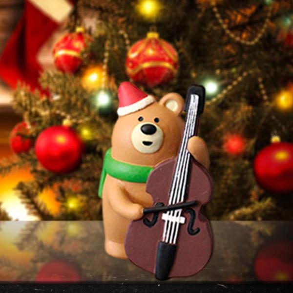 クリスマスミニチュア置物マイクロ風景妖精ガーデン装飾ヒグマブ