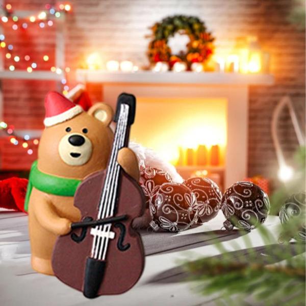 クリスマスミニチュア置物マイクロ風景妖精ガーデン装飾ヒグマブ