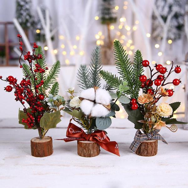 クリスマスの家の装飾新年の装飾枝工芸品のための工芸品3