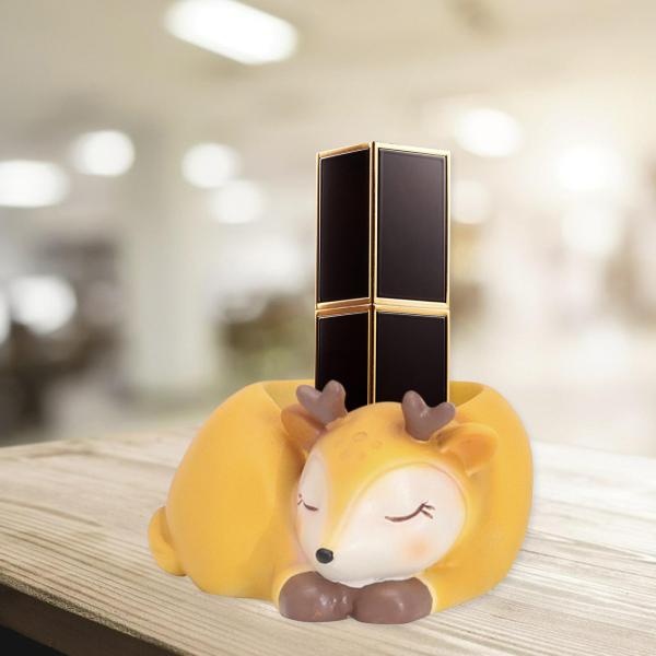 動物のローソク足の装飾オブジェクトコレクションキャンドルホルダー樹脂の家の子鹿