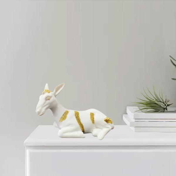 現代の羊の像樹脂装飾動物の置物家のリビングルームの装飾クリスマスの装飾品