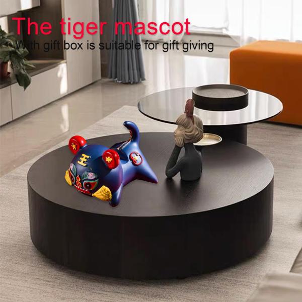 マスコットタイガーオーナメントチャイニーズスタイルニューイヤータイガーアニマルアクションラッキー