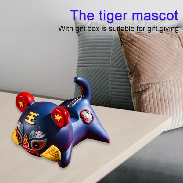マスコットタイガーオーナメントチャイニーズスタイルニューイヤータイガーアニマルアクションラッキー