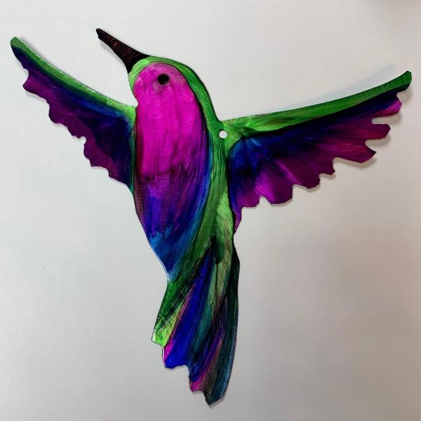 手作りのハチドリの壁の芸術の装飾金属の庭の装飾鳥