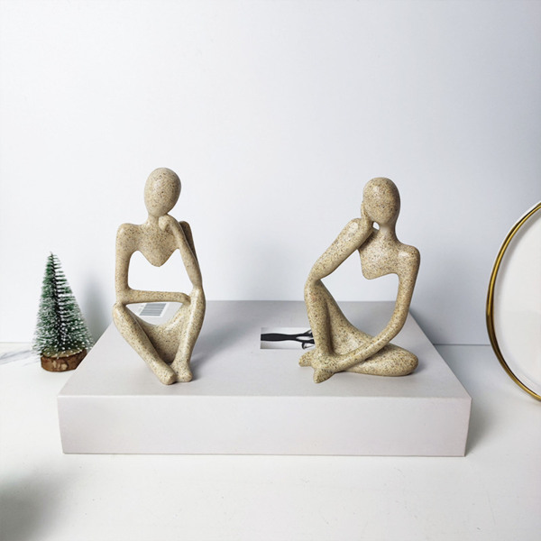 抽象的なキャラクターアート彫刻北欧のモダンなミニマリストの小さな装飾品ホームリビングルームホテルクリエイティブデコレーションクラフト｜stk-shop｜03