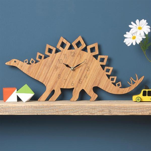 掛け時計 恐竜 壁掛け時計 インテリア 子供 男の子 幼稚園 教室 装飾