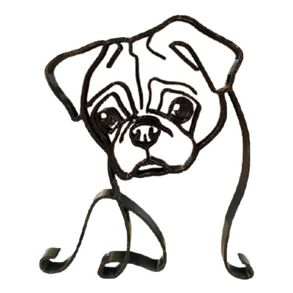 ミニマリストの犬の彫刻寝室のオフィスの本棚の置物の装飾E