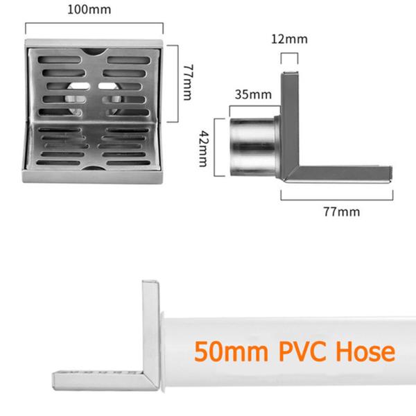 水廃棄物フィルター排水同じ層 L 字型制御逆流キッチン用 50 ミリメートル PVC ホース