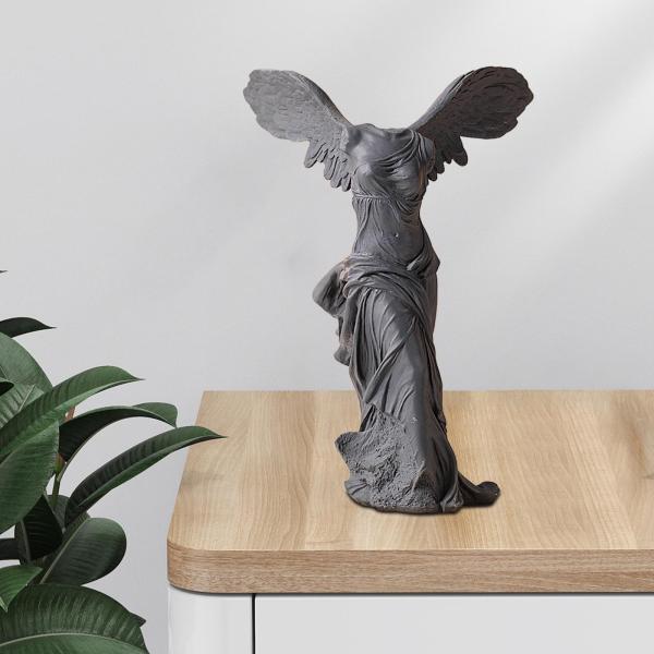 古典的な翼のあるサモトラケの勝利像彫刻女神プレゼント ポリレジン アーティファクト オーナメント ハンドメイド アート ホームデコレーション｜stk-shop｜03