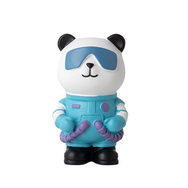 パンダ宇宙飛行士の置物動物の彫刻リビングルームの装飾ギフトフィギュアオーナメント ,