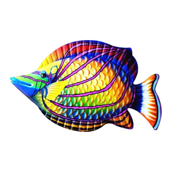 fish Decor スタチュー ウォールデコレーション バスルーム バルコニー オフィス用 レッド
