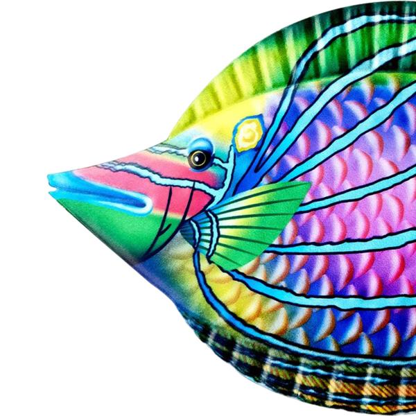 fish Decor スタチュー ウォールデコレーション バスルーム バルコニー オフィス用 グリーン