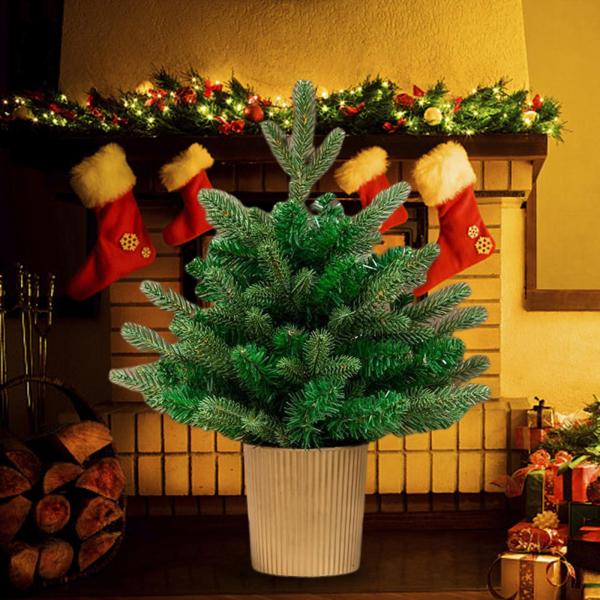 デスクトップの装飾のためのクリスマスツリーの人工的なクリスマスツリーのクリスマスの装飾