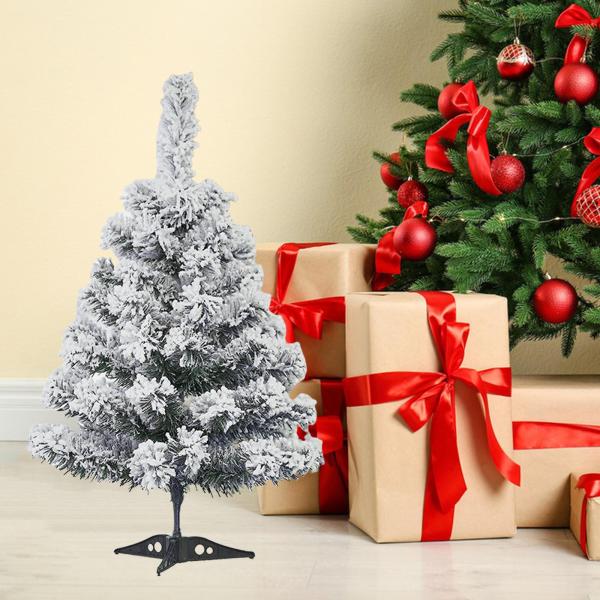 人工的なクリスマスツリーの装飾 フロッキングクリスマスツリー 玄関用 屋内 M