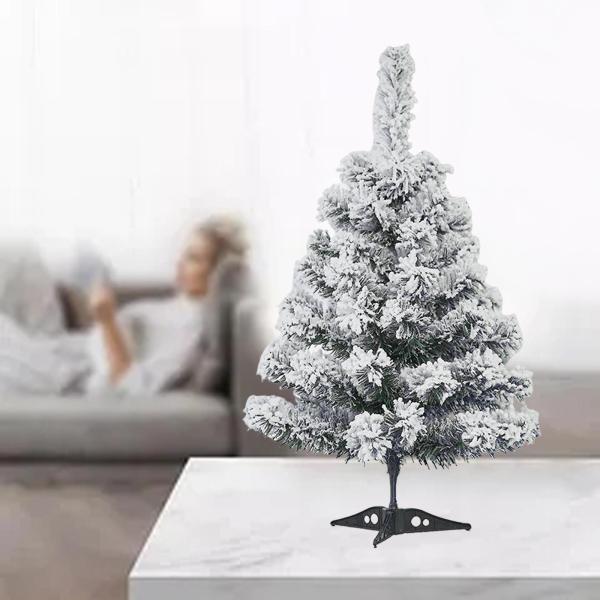 人工的なクリスマスツリーの装飾 フロッキングクリスマスツリー 玄関用 屋内 M