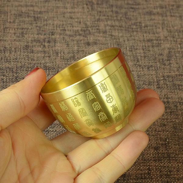 真鍮製風水ボウル コルヌコピア デスクトップ装飾オーナメント トレジャーボウル 寝室用