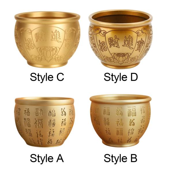 プランター 花瓶 デコレーション マネー ジャー フォーチュン シリンダー ホーム デスクトップ デコレーション用