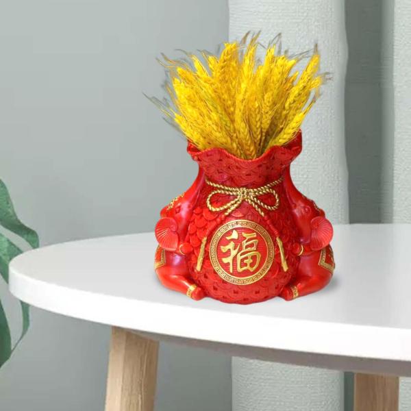 樹脂製中国福袋  彫刻 卓上飾り 絶妙｜stk-shop｜02