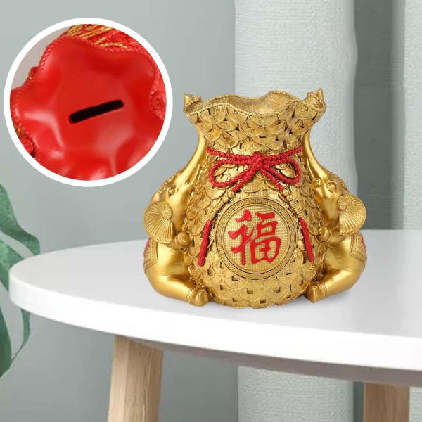 樹脂製中国福袋  彫刻 卓上飾り 絶妙｜stk-shop｜05