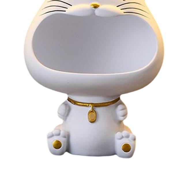 猫の置物 家の装飾 彫像 工芸品 キー収納ボックス