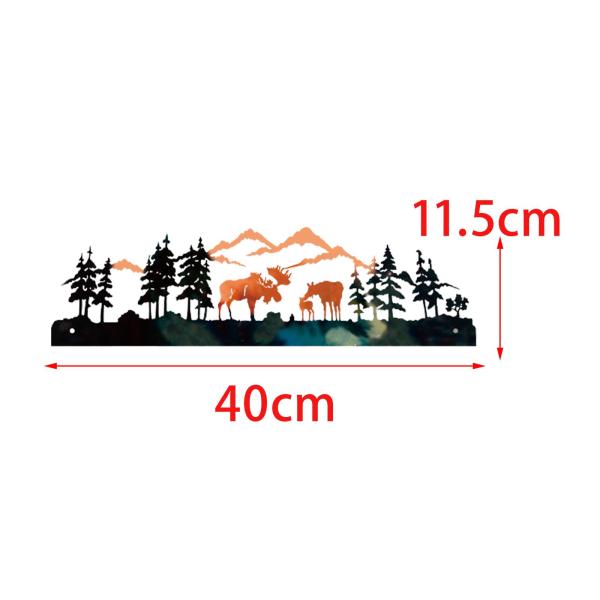 素朴な鹿の壁の装飾 ファームハウス マウンテンハンティング リビングルーム ベッドルームの装飾用