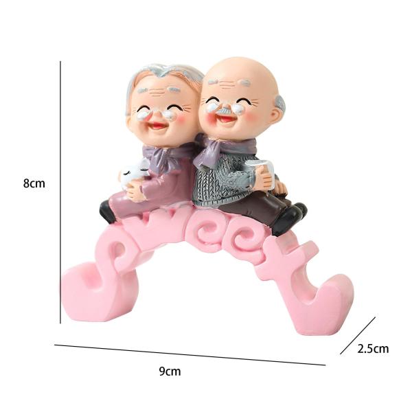 カップルの彫像 コーヒー テーブル ベッドルーム オフィス スタイル B の耐久性のあるポータブル プレゼント