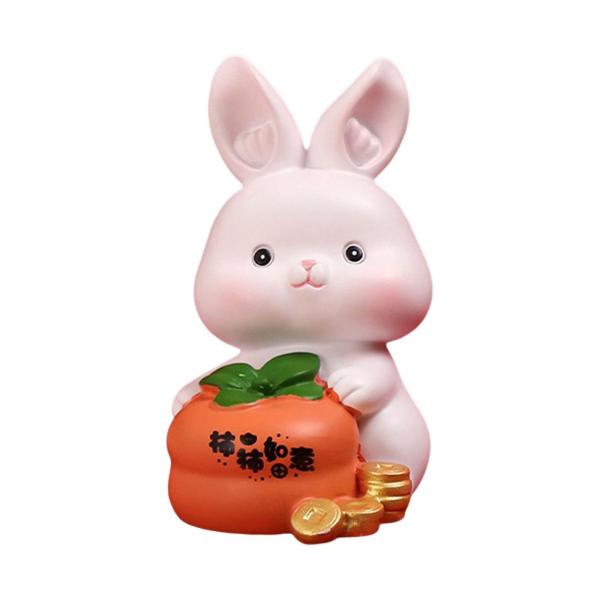 バニー像装飾ウサギフィギュアコレクション誕生日ギフトウサギフィギュアスタイルA