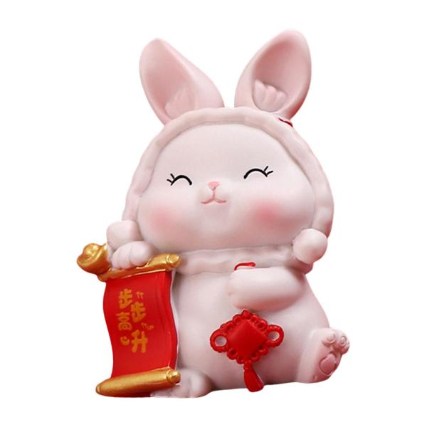 バニー像装飾ウサギフィギュアコレクション誕生日ギフトウサギの置物スタイル B