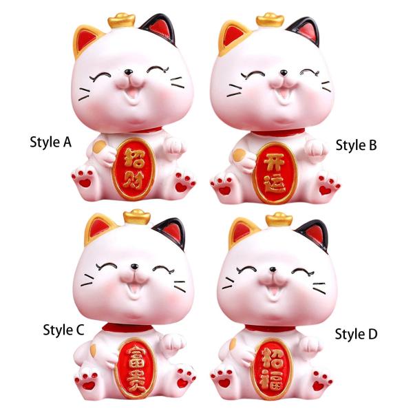 招き猫の置物 アートワーク クリエイティブ オーナメント 卓上 プレゼント レストラン スタイル A